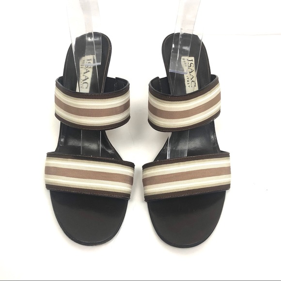 ISAAC Mule Slip On Heels 9 - Picture 2 of 7